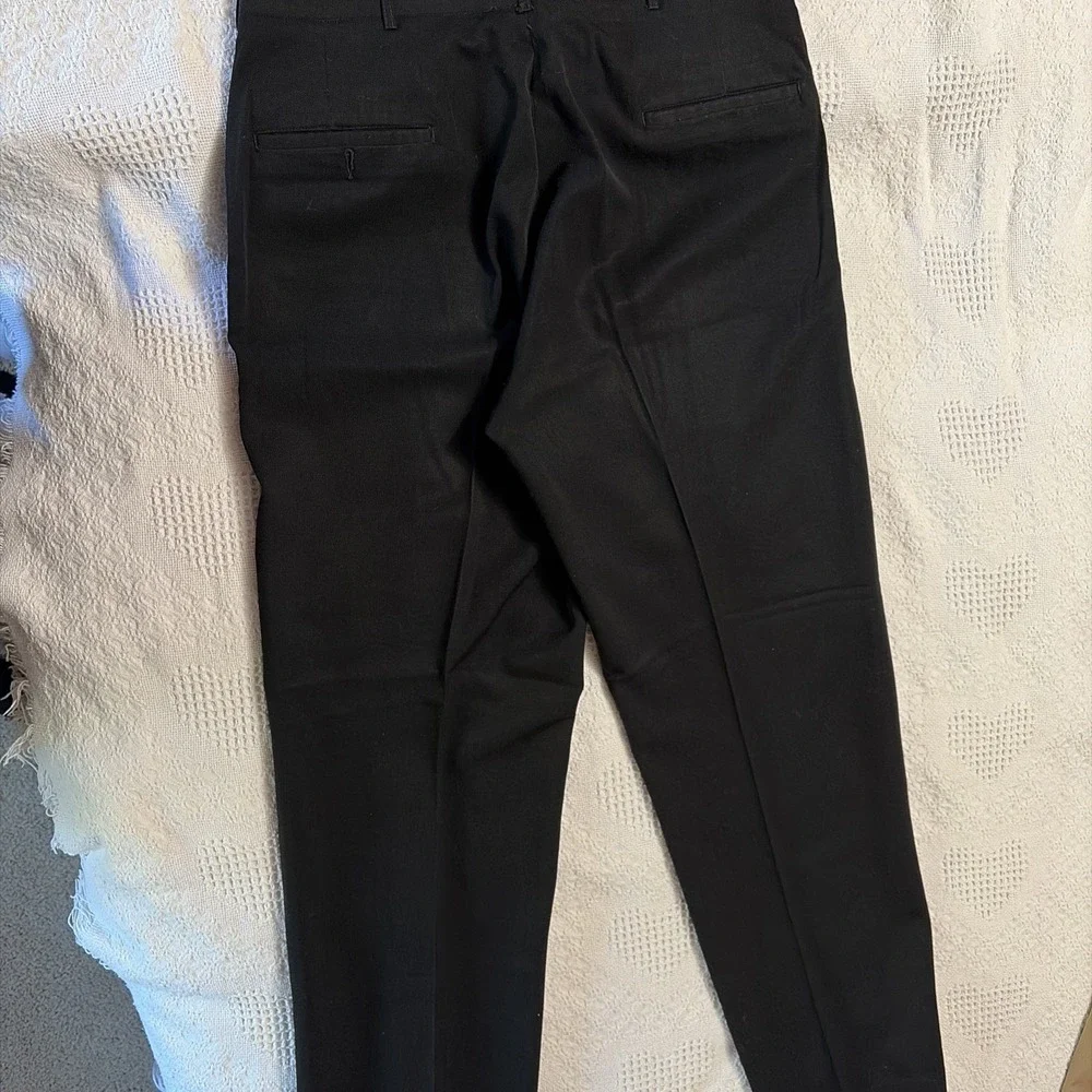 US Military Dress Pants 34x32 Classic Service‎ P/W Uniform SU Black Trousers